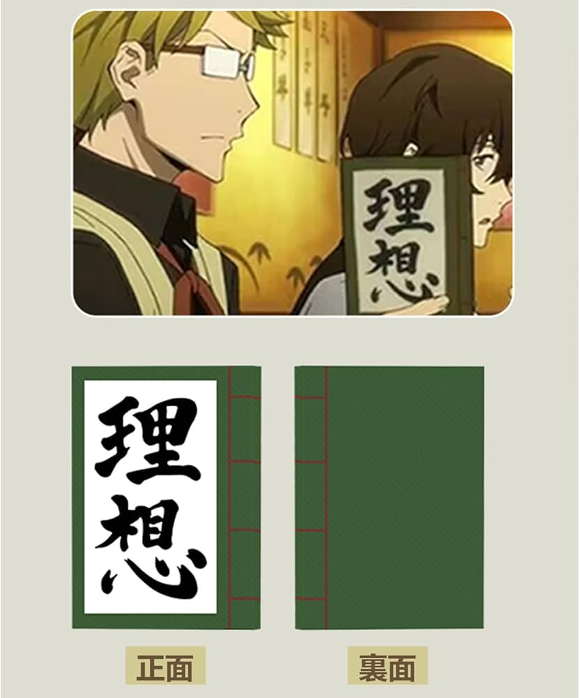 Amazon.co.jp: 文豪ストレイドッグス ノート 手帳 国木田独歩 グッズ